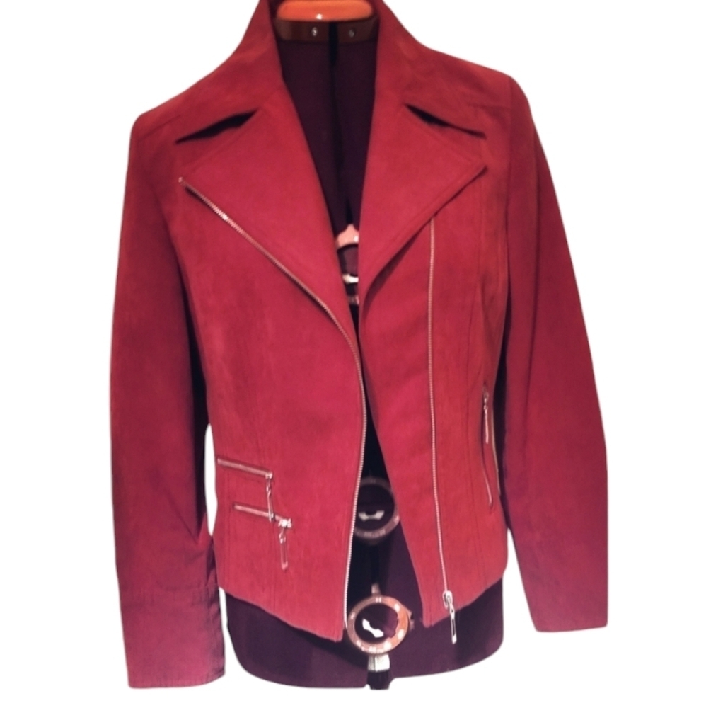 Long Sleeve Petite Blazer Proportion Petite Faux Suede Blazer Size 8